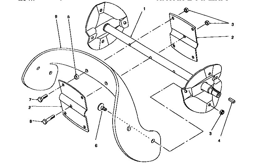 Rotor Assembly Diagram and Parts List for 320 28222-8900001 & UP Lawn Boy Snow Blower
